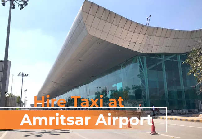 Hire taxi at amritsar airport