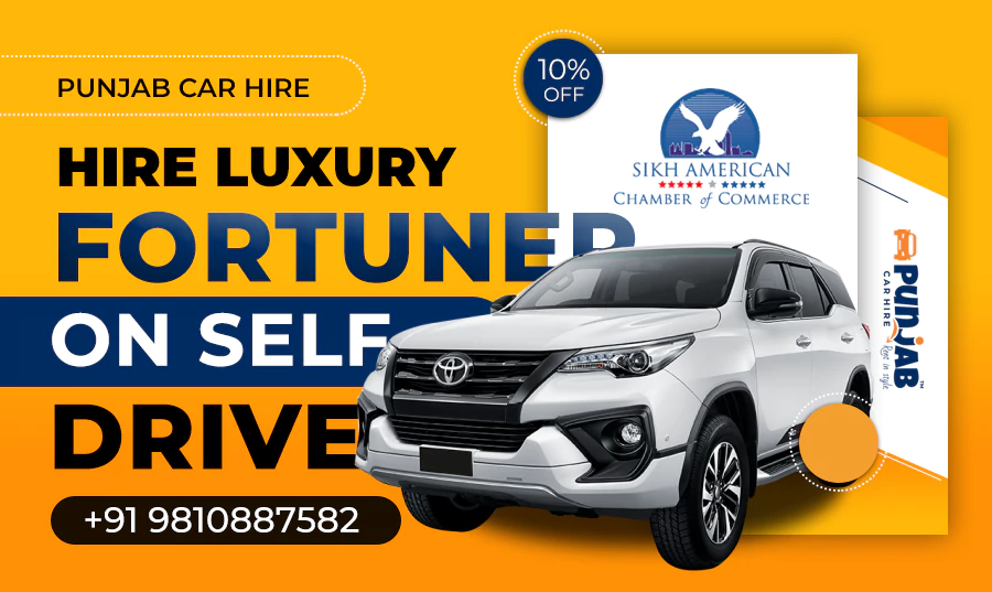 Fortuner Self Drive Car Rental Service Amritsar